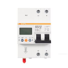 ASCB1LE-63-C63-2P/ZLCEbsports必一体育以太网通讯一体式液晶屏单相智慧空开